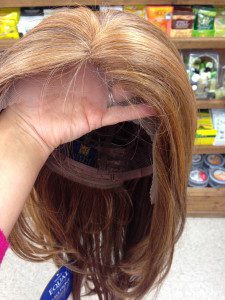 Lace front wig - before lace is cut