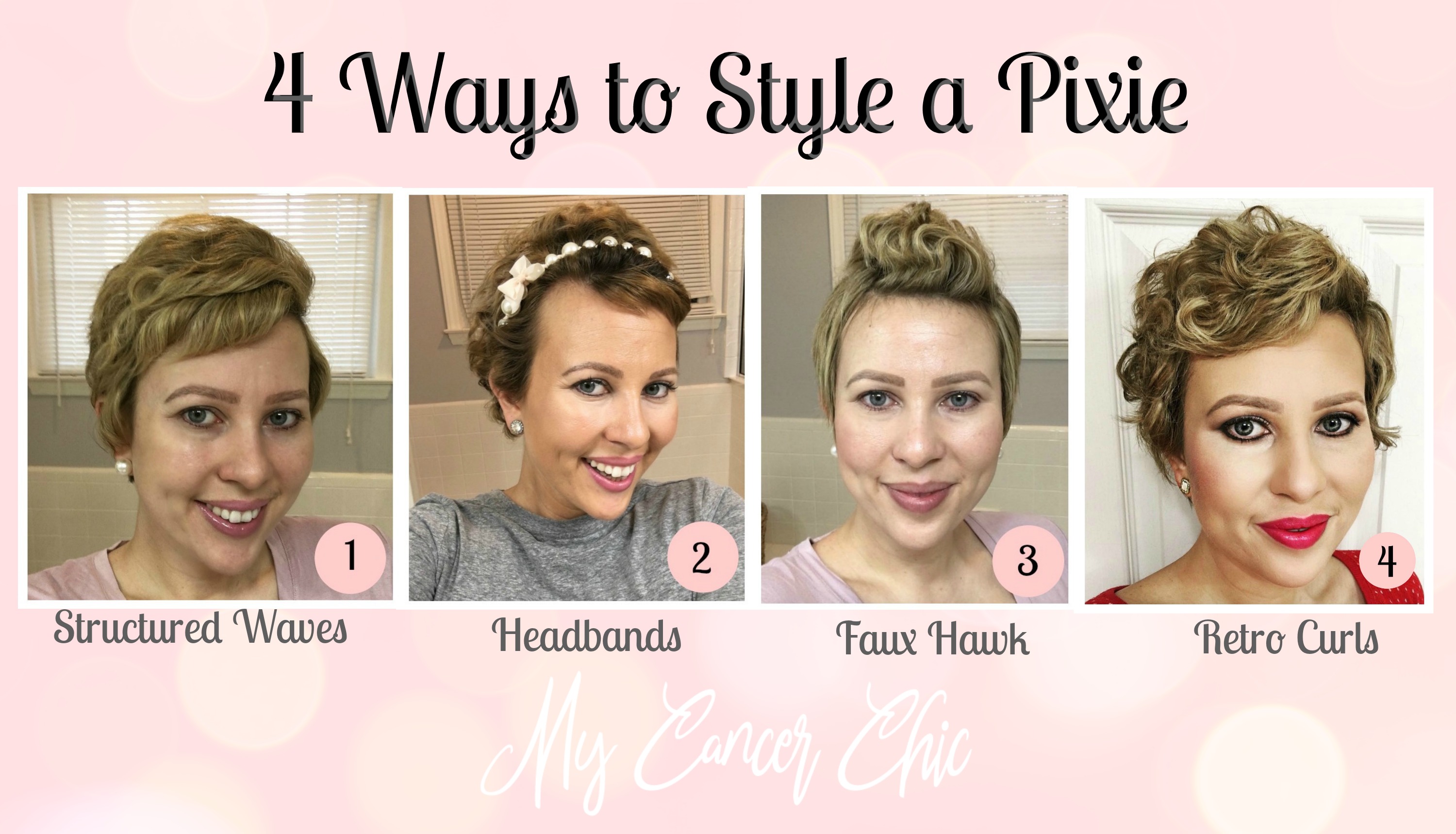 4 Ways to Style a Pixie Haircut - My Cancer Chic