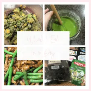 What I eat in a day_collage