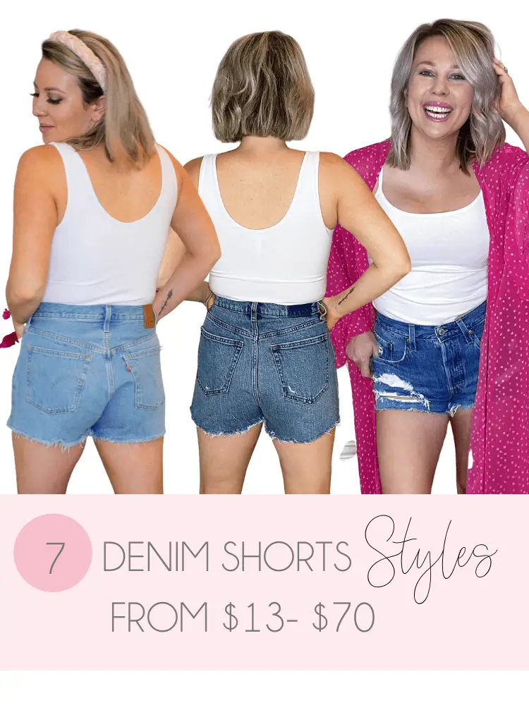 female jean shorts